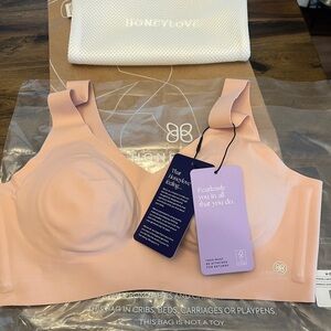 Honeylove Women's Rose Tan V-neck Bra NEVER WORN